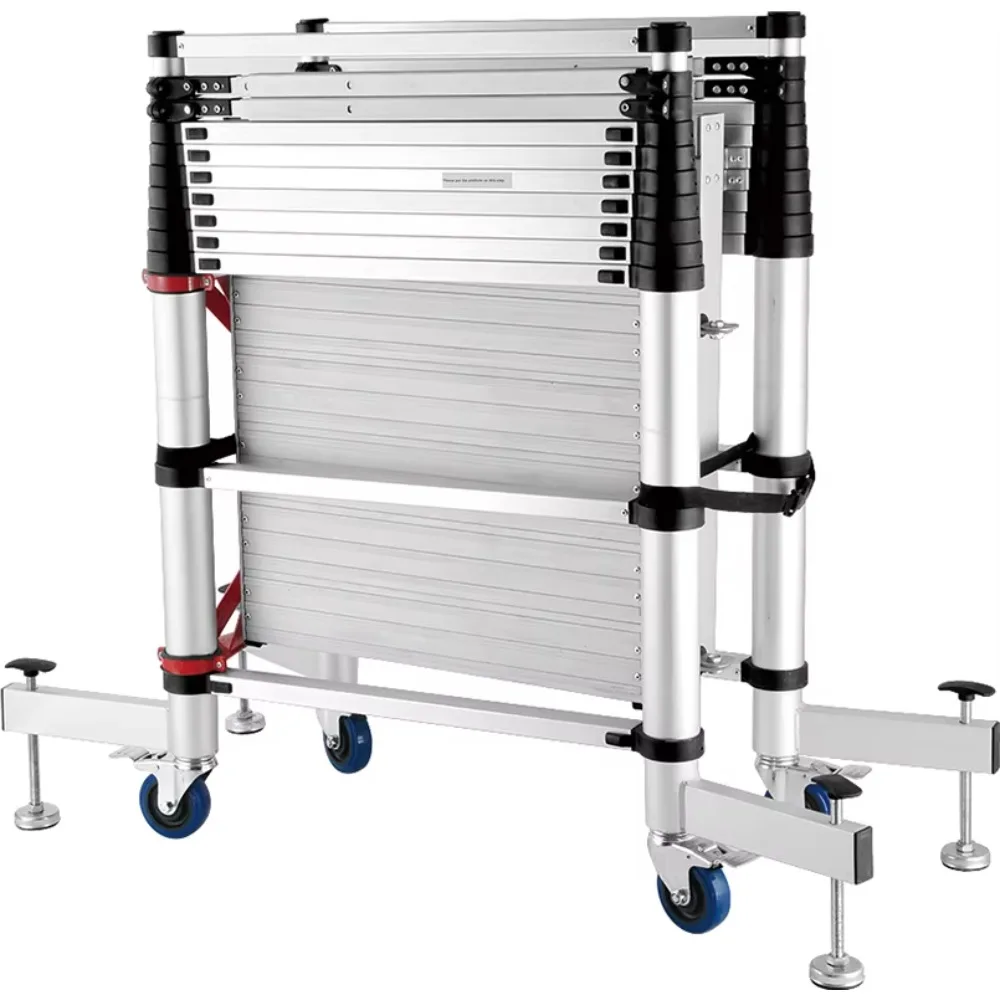 

Aluminum folding extension telescopic scaffolding ladder cheap construction equipment for sale