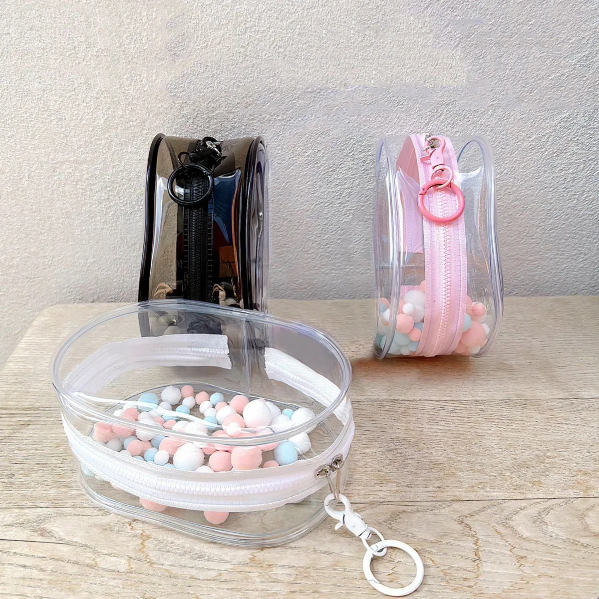 Cubierta protectora gruesa transparente, caja de almacenamiento para muñecas, bonita cubierta de exhibición de peluche para muñecas de fiesta