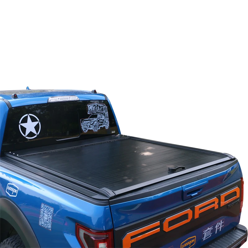 

Pickup retractable truck tonneau cover roller shutter lid for ford ranger T6 T7 T8 T9 raptor wildtrak