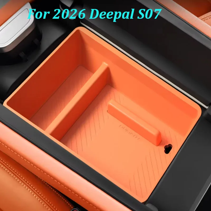 

Для Deepal S07 2023-2025: Органайзер-лоток для центральной консоли, дополнительный отсек для хранения, аксессуары для интерьера