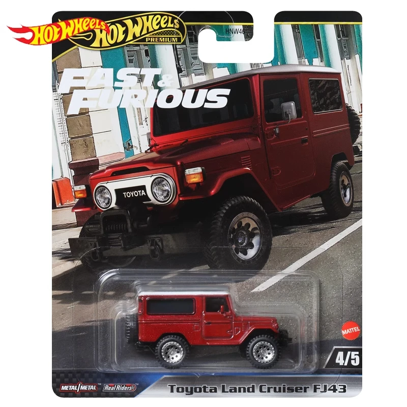 

Mattel Hot Wheels PREMIUM Car Fast Furious Toyota land cruiser FJ43 HNW46-G 2024 MIX3 1/64, литая модель, подарок