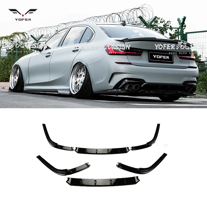 factory wholesale rear bumpers diffuser spoiler car accessories universal diffuser for bmw3