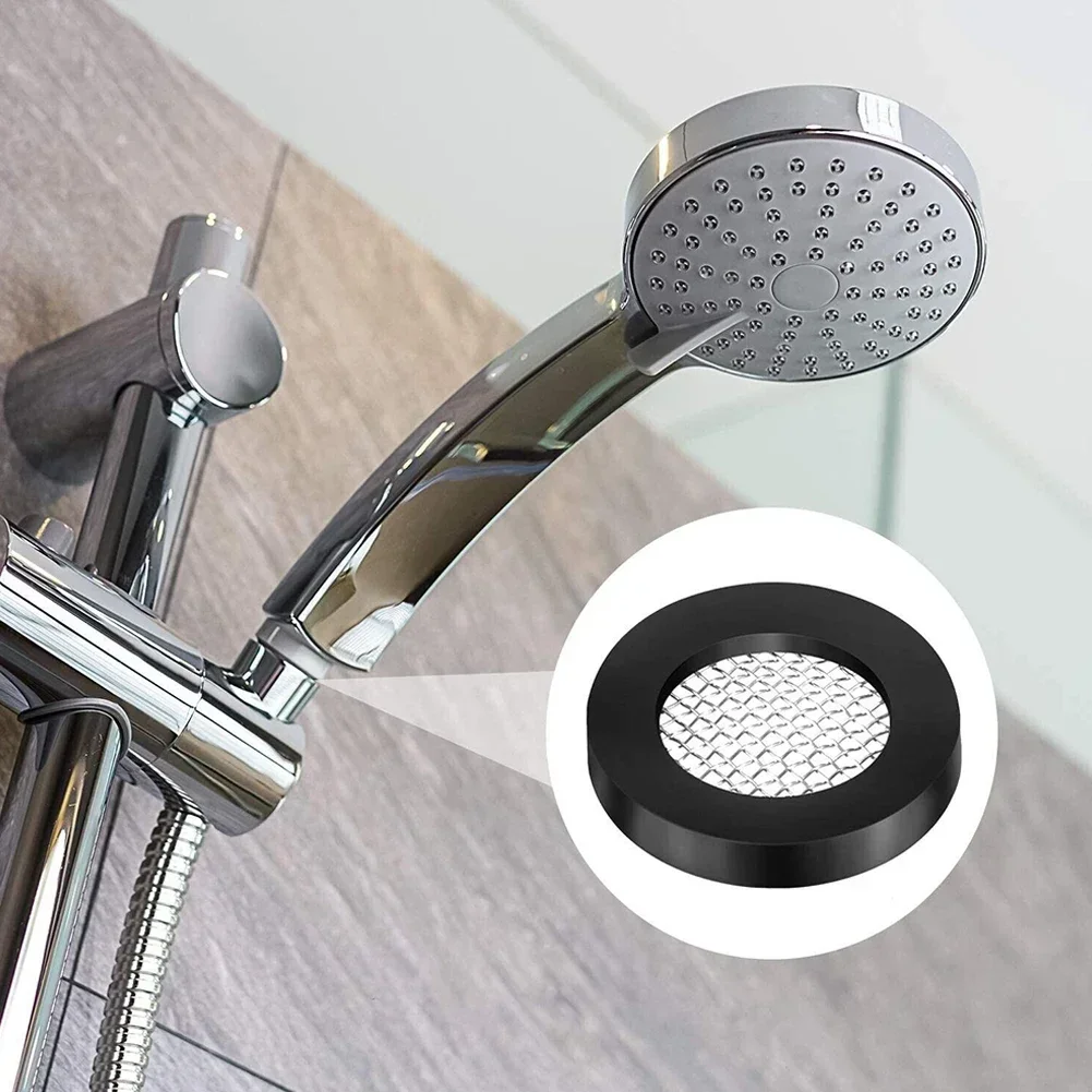 20 PCS 고무 가스켓 호스 와셔 씰 O 링 플랫 가스켓 필터 그물 정원 샤워 헤드 1/2 인치 정원 호스 수도꼭지에 적합