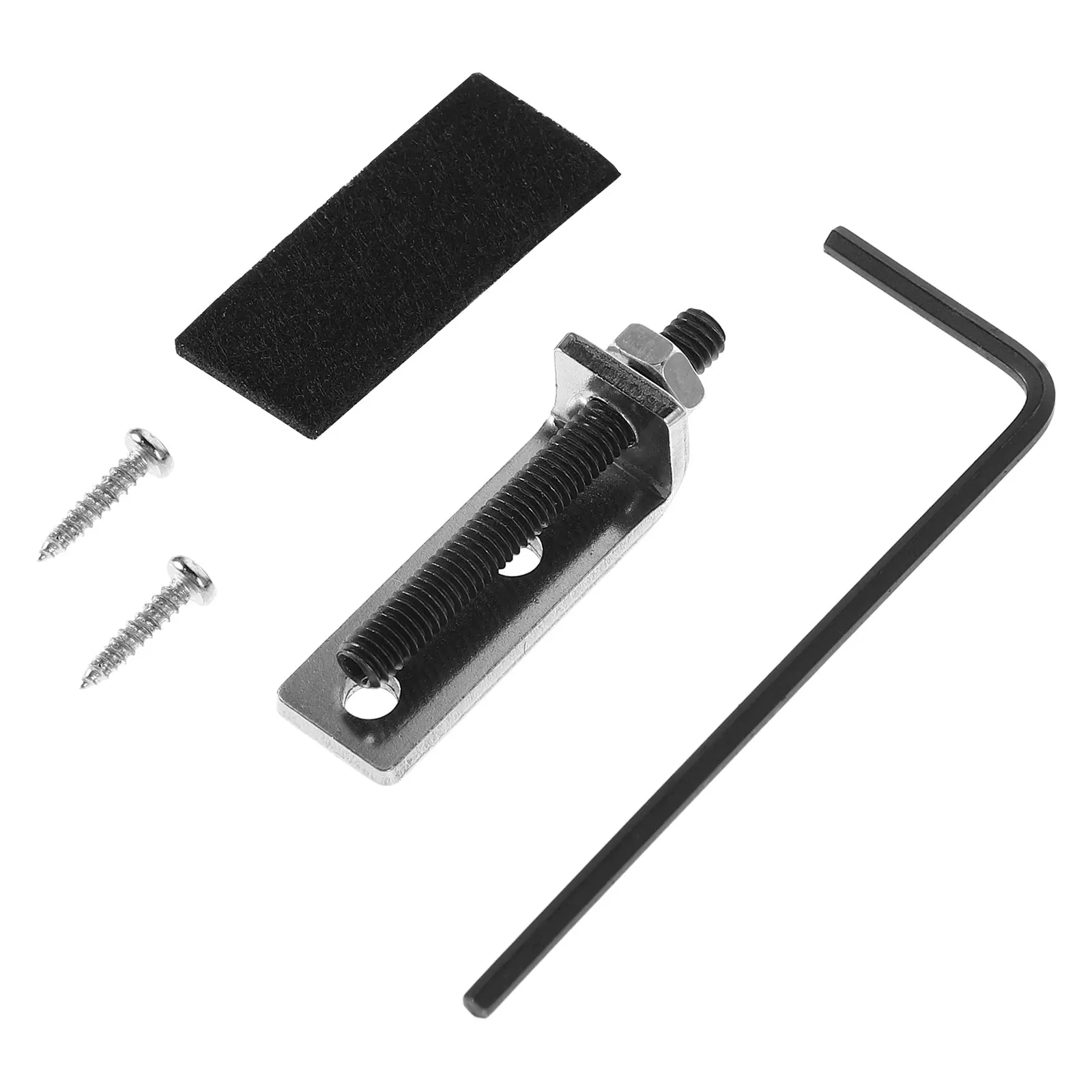 

Electric Guitar Bridge Fixed Tailpiece Tremolo Block Durable Metal Easy Installation Versatile Usage