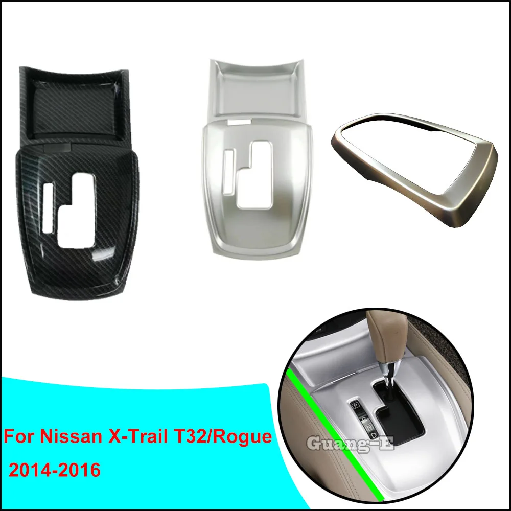 

Car Inner Handbrake Gear Shift Stall Paddle Cup Switch Armrest Frame Trim For Nissan X-Trail Xtrail T32/Rogue 2014 2015 2016