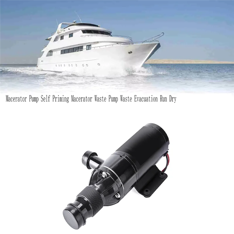 

For Marine Macerator Suction Pump Self Priming Run Dry Waste Evacuation Pump For Yacht Boat Applications