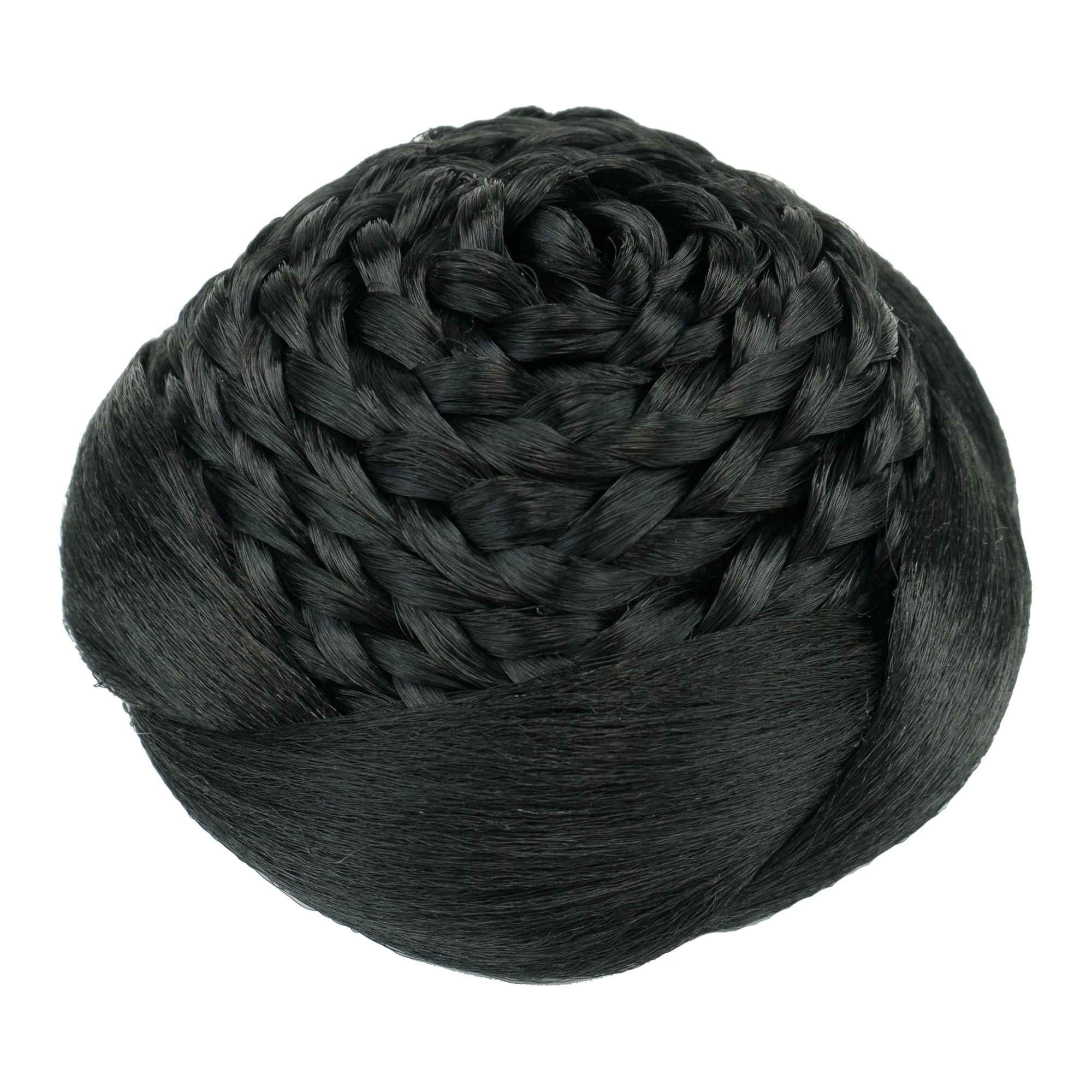 الشعر الاصطناعية مضفر العقدة راقصة غطاء الشعر دونات قطع الشعر Scrunchies كعكة الأفرو نفخة كعكة الشعر للنساء