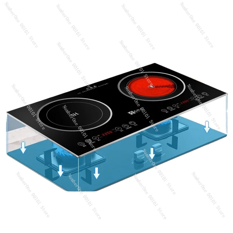 Embedded household induction cooker, dual stove desktop high-power ceramic stove fogão cooktop  estufa inducción