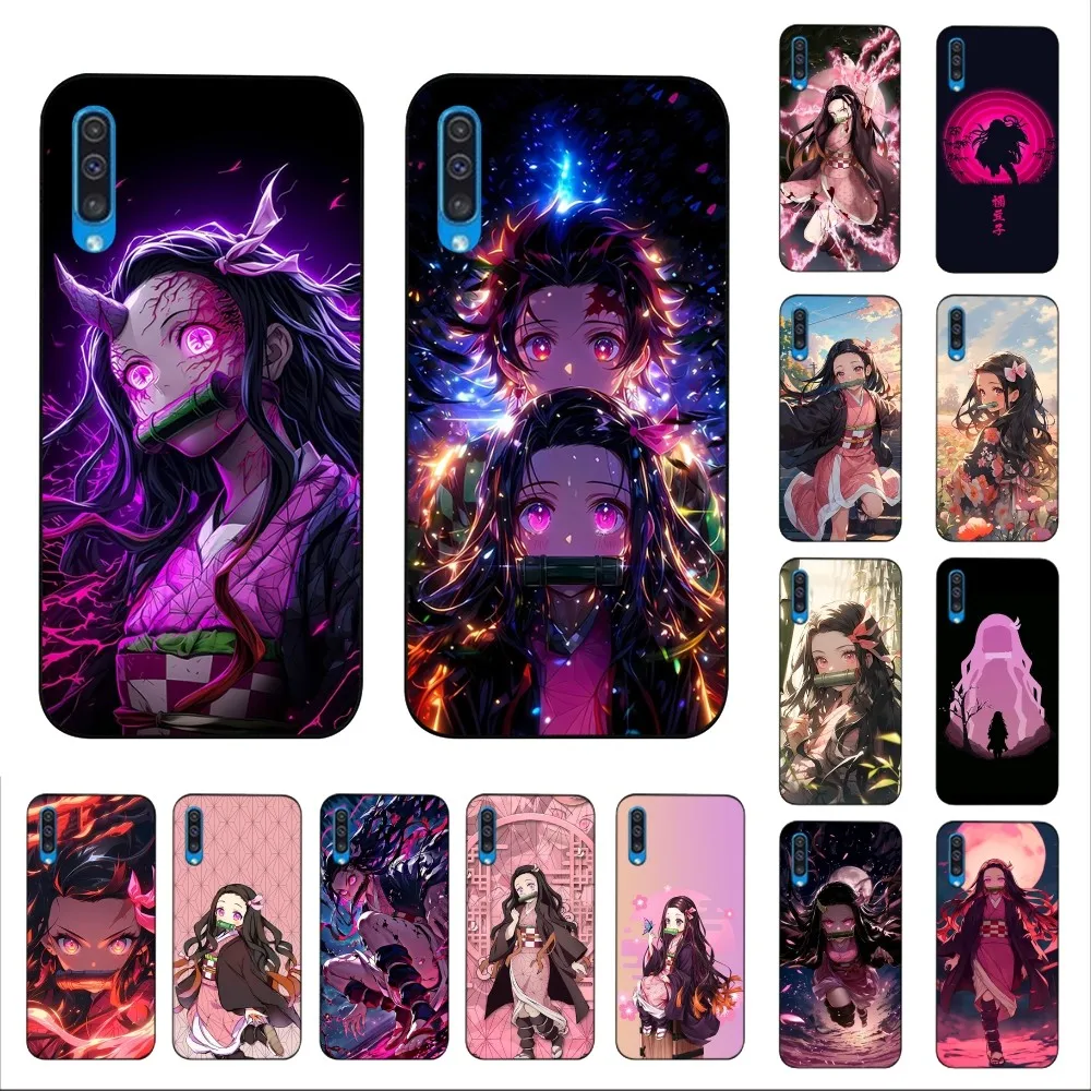 D-Demon S-Slayer K-Kamado N-Nezuko Phone Case For Samsung A 10 11 12 13 20 21 22 30 31 32 40 51 52 53 70 71 72 73 91 13 Shell