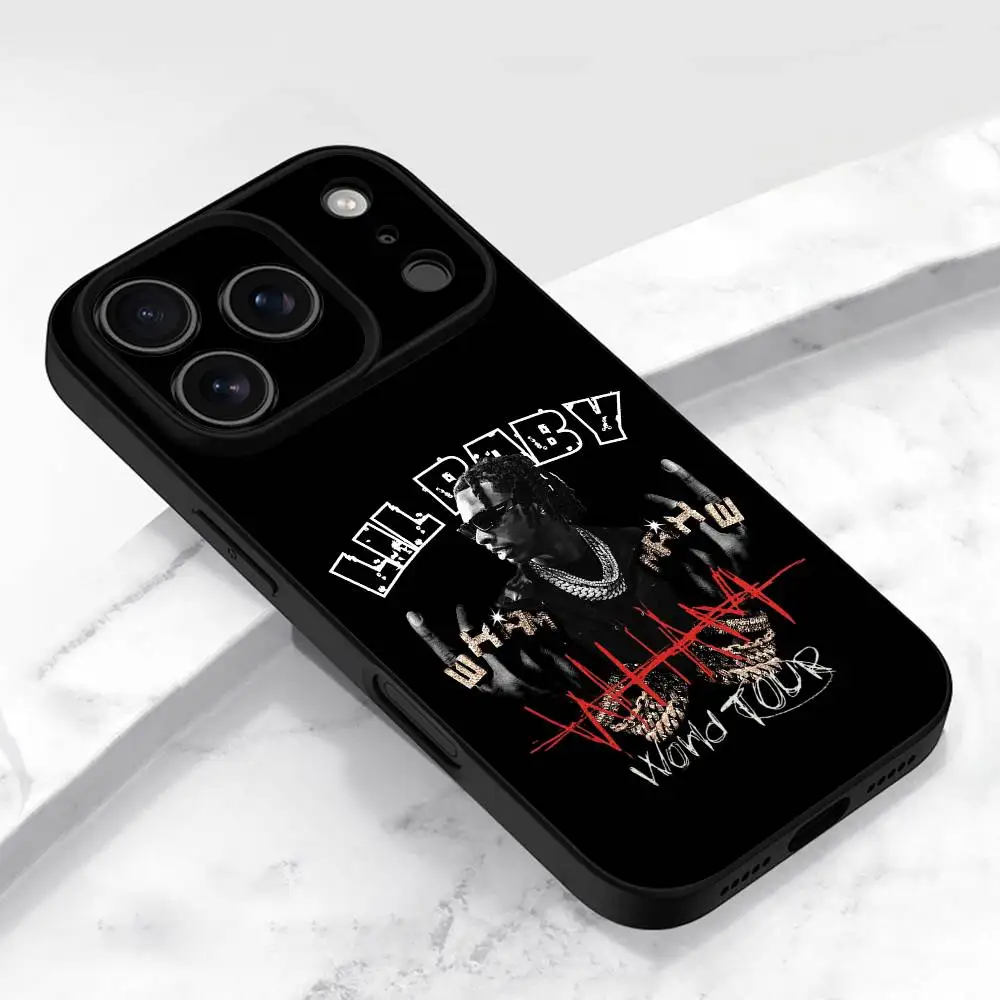 L-Lil Baby WHAM Drip Harder Phone Case For iPhone 17,16,15,14,13,12,11,Pro,Max,Plus,E,Air,Mini Protective Black Cover