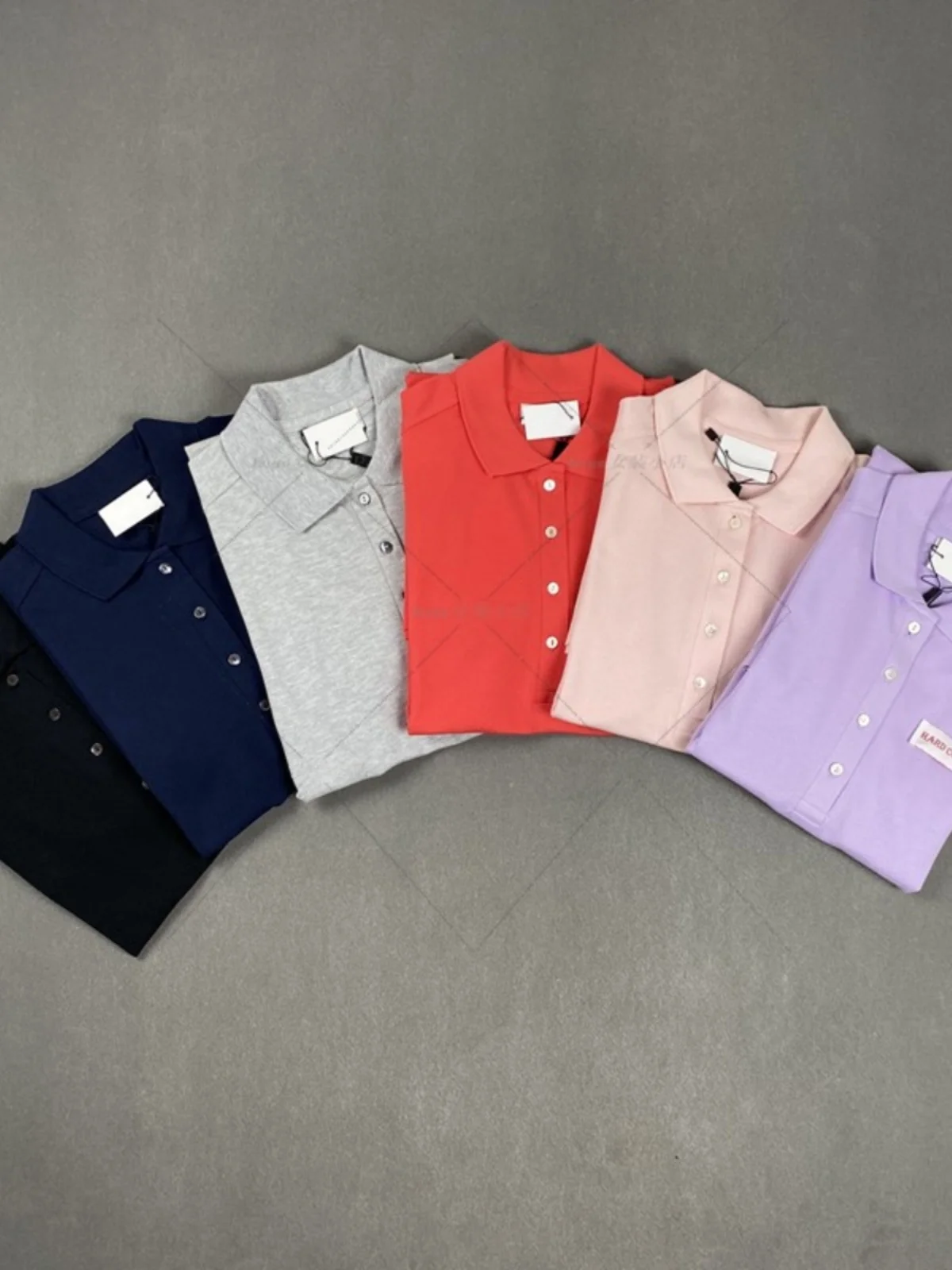 Novedad de verano, vestido  clásico de aodón multicolor, falda de viajero de manga corta con cuello vuelto, vestido de ...