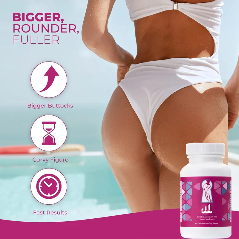 Butt Booster - containing macagan extract and fenugreek extract - 60 capsules