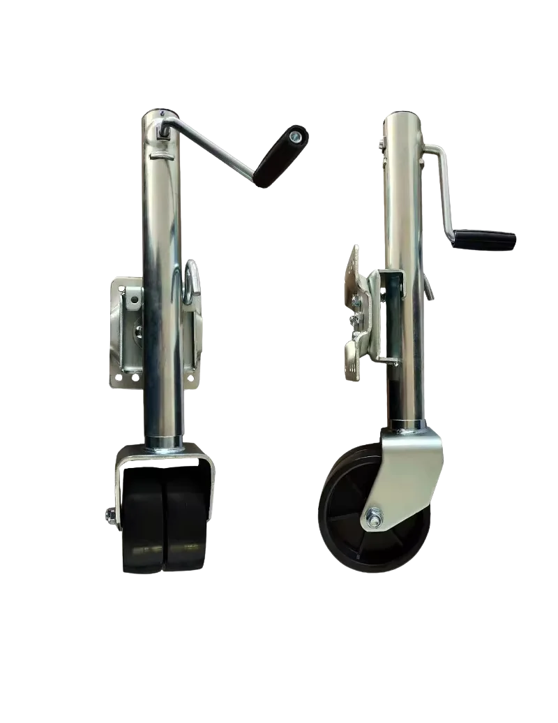 

Off Road Jockey Wheels with Heavy Duty Swivel Clamp Double wheel Trailer Jack 1500lb 6inch