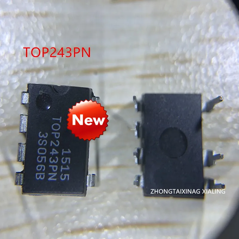 new original  10PCS TOP243PN   TOP243P DIP-7 power management IC chip AC/DC converter IC core