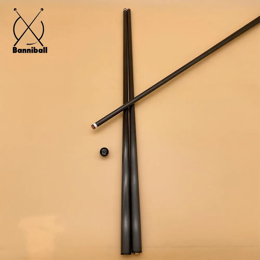 

Banniball 100% Carbon Fiber Billiard Shaft Tip OD 11.8mm/12.4mm/12.8mm Front Part Of The Pool Cue Black & White Ferrule