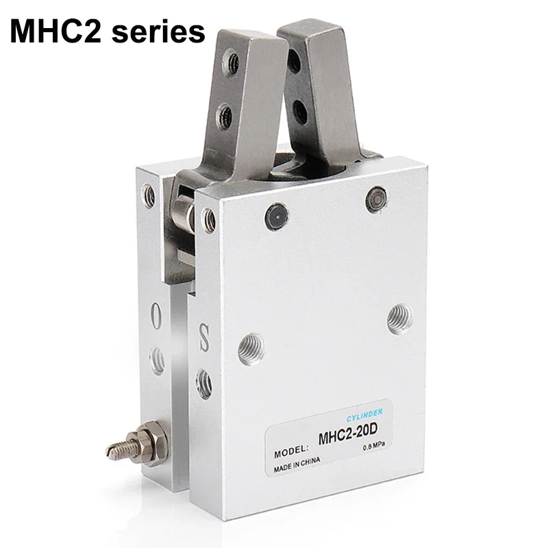 

MHC2 10D 16D 20D 25D 32D Double Acting Pneumatic Gripper SMC Type Angular Style Aluminium Clamps Air Cylinder Manufacturers