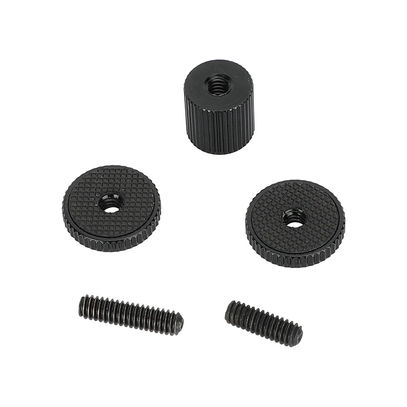 HDRig 더블 엔드 1/4"-20 카메라 케이지 리그 모니터용 나사 마운트 사진 스튜디오용 엄지 잠금 휠이 있는 숄더 리그