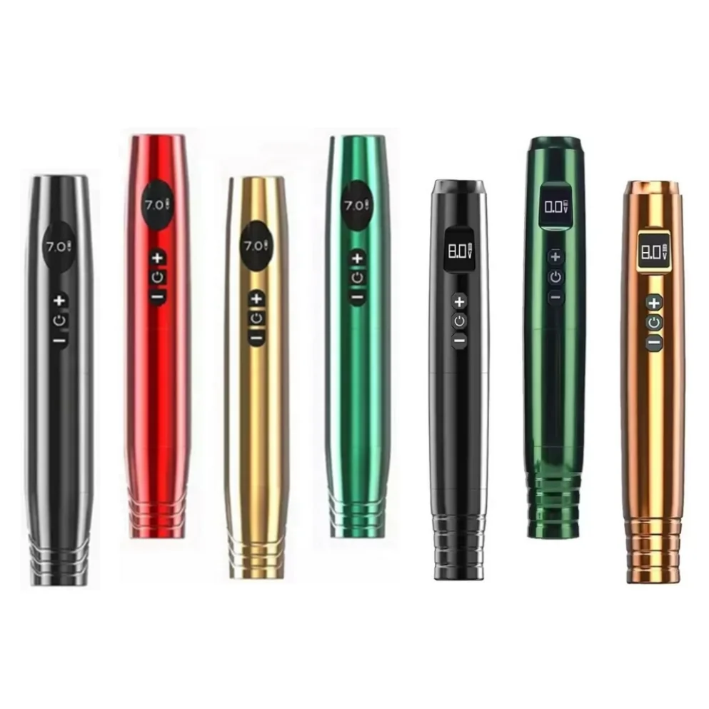 

XNET 900 мАч 3,5 мм ход беспроводной перманентный макияж тату-ручка машина для бровей, губ, подводка для глаз маленькая татуировка на теле