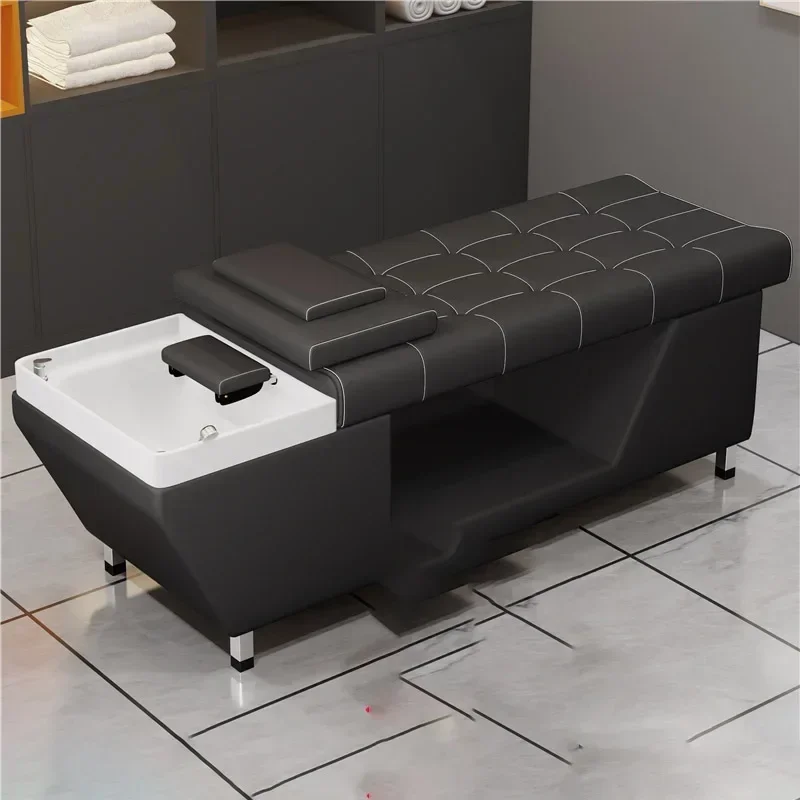 Shampoo Hairdressing Chair Beauty Salon Paddy Hair Washing Chair Sink Multifunctional Cadeira De Shampoo Spa Furniture CY50XF