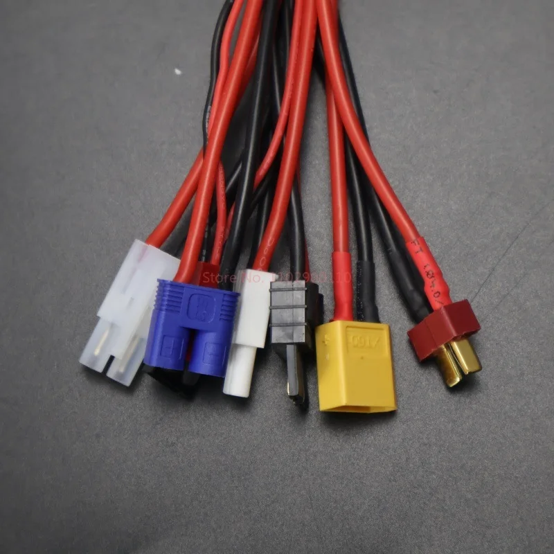 Rc Charger Adapter Connector 8 In 1 Charger 4.0mm Banana Xt60 Trx Tamiya Lipo For Rc Car Drone Imax B6 B6ac Battery Cable