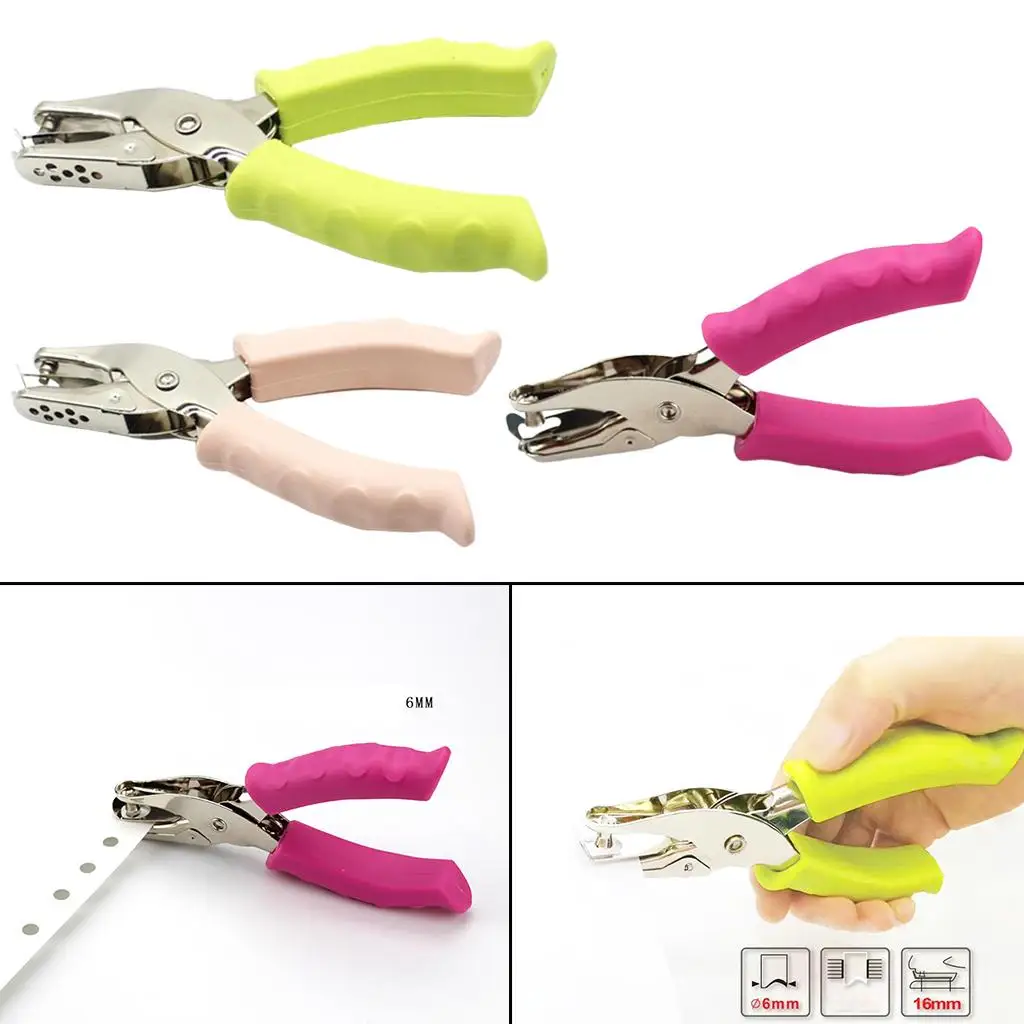 Single Hole Punch Plier Metal Paper Puncher Perforator for Craft Scrapbook