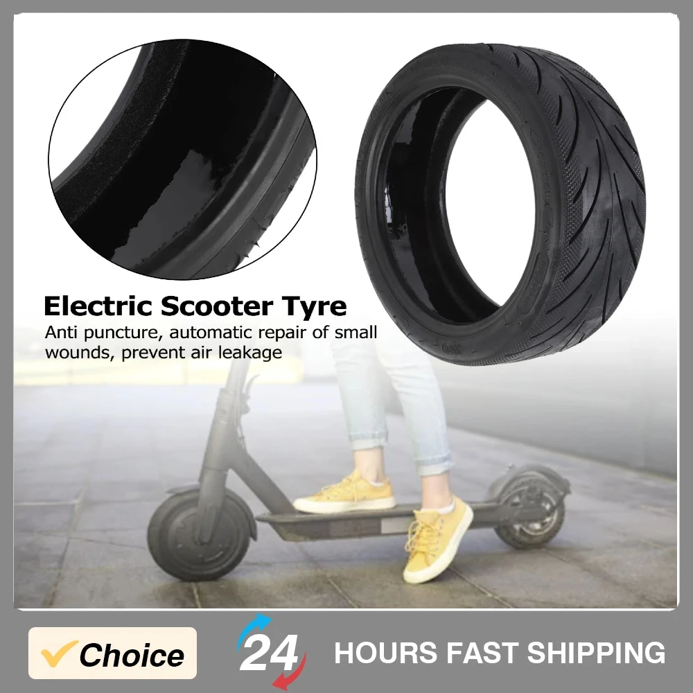 سكوتر كهربائي فراغ الإطارات المضادة للانفجار امتصاص الصدمات الذاتي إصلاح المطاط جودة عالية دائم استبدال الإطارات الصلبة