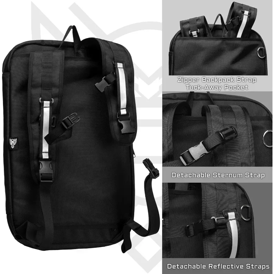 خط Xtreme Sight ~ حقيبة فاراداي فليكس لأجهزة الكمبيوتر المحمولة والأجهزة اللوحية والإلكترونيات متوسطة الحجم ~ تتبع/دفاع القرصنة ~ حجر