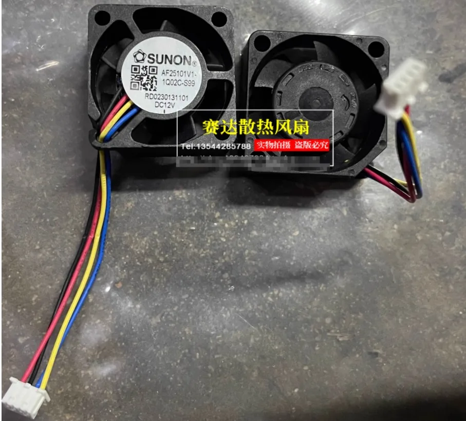 

SUNON AF25101V1-1Q02C-S99 DC 12 В 25x25x10 мм 4-проводной охлаждающий вентилятор для сервера