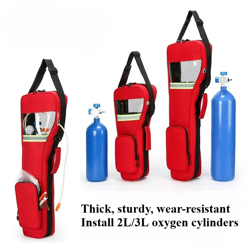 Thickened and Sturdy Oxygen Cylinder Bag 2L3L Oxygen Tank Backpack Thickened Waterproof and Tear Resistant 1200D Oxford Cloth