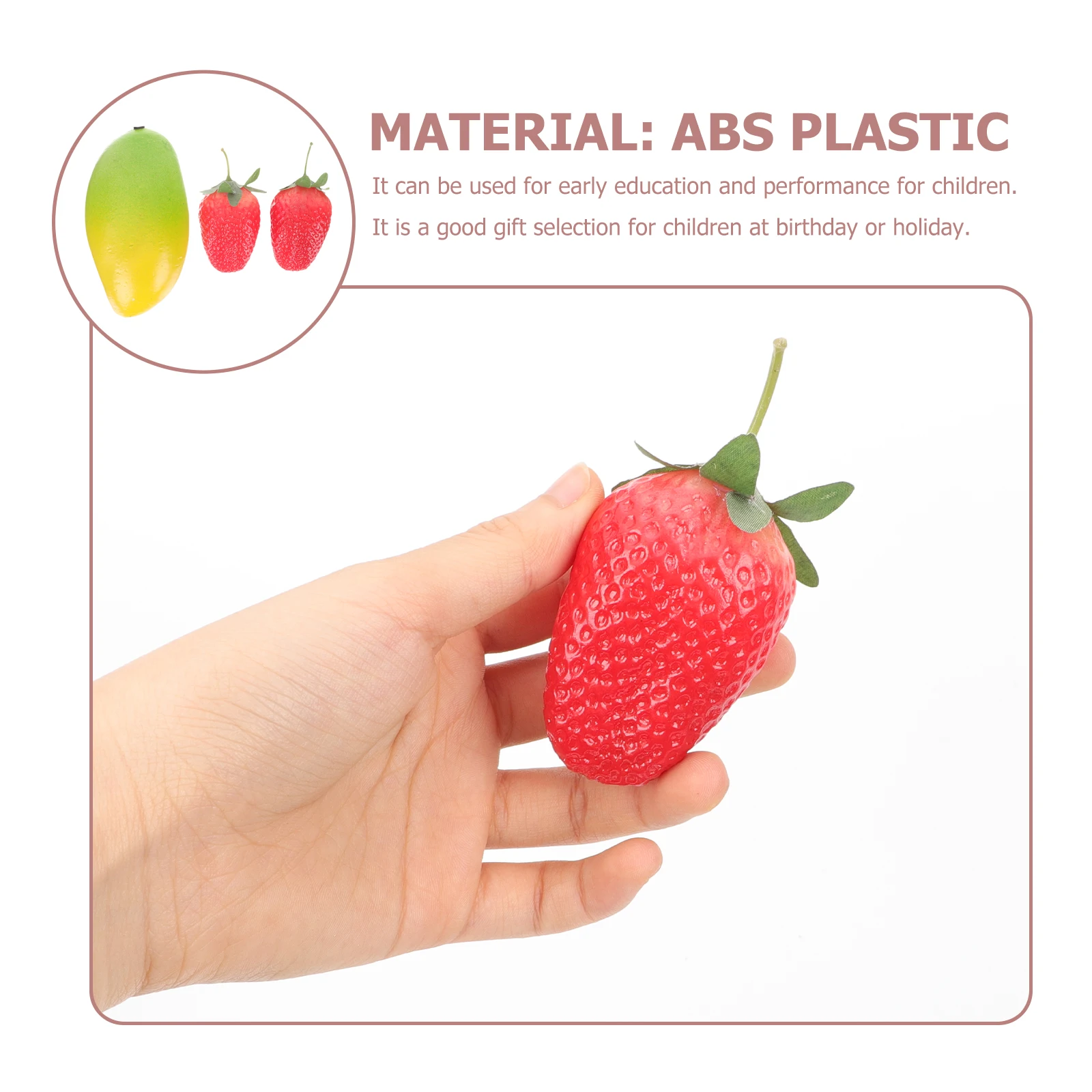 3 قطعة ABS البلاستيك الفاكهة الرمال أنبوب الموسيقية للأطفال التعليم المبكر اللعب قرع أداة اللعب الملونة