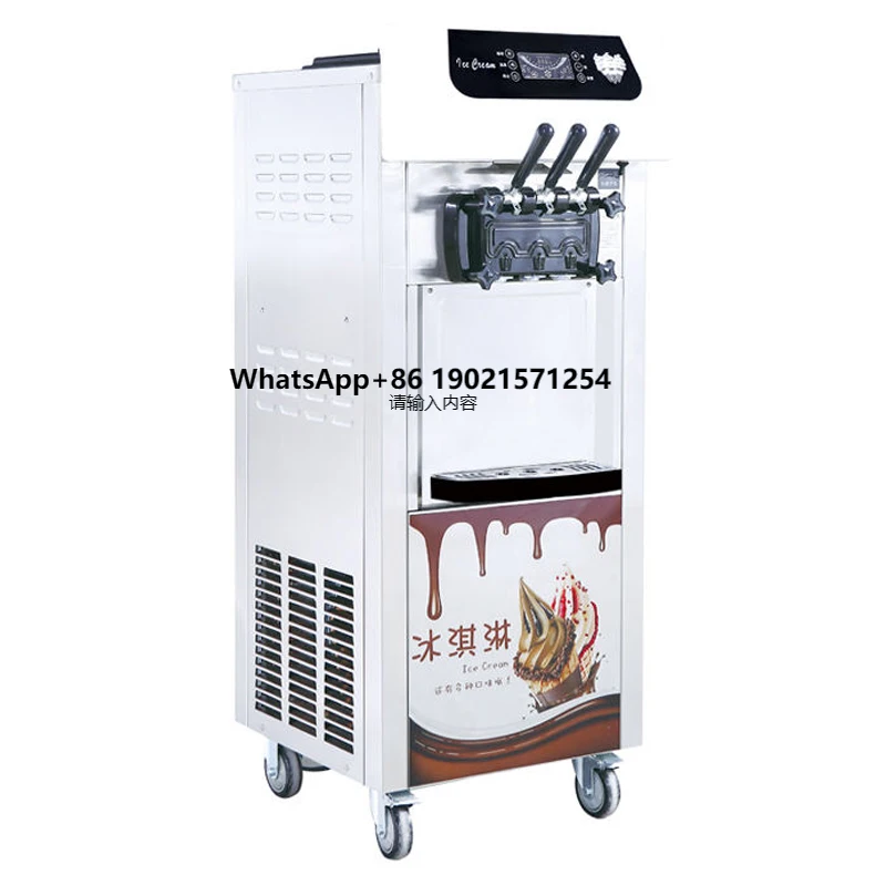 

Soft Serve Ice Cream Machine Prices 3 Flavors Automatic Icecream Maker Commercial Ice Cream Machines for Business