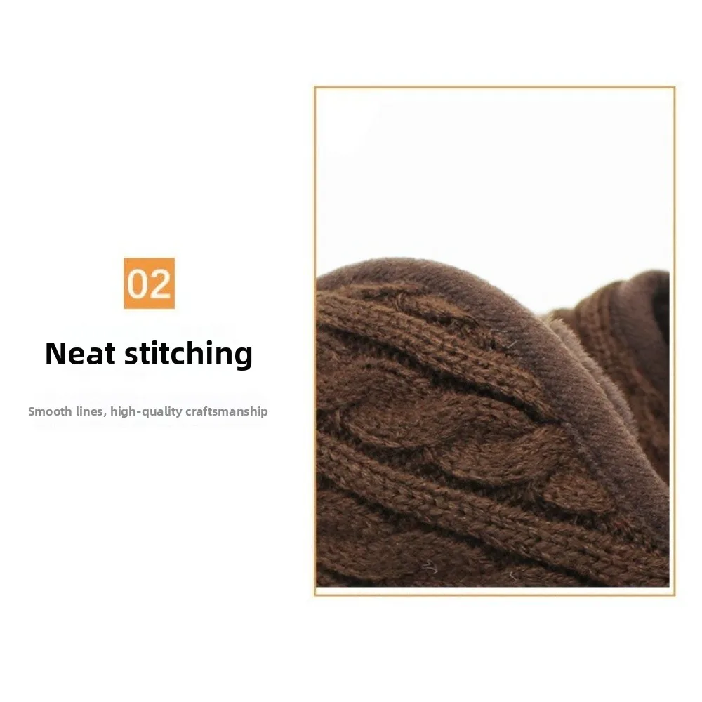 Fashion Soft Winter Ear Muffs Fleece Cosy Ear Warmers Casual Ear Cover for Men Women