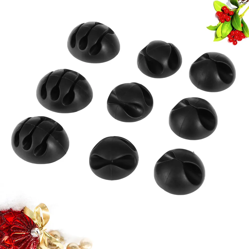 

Набор из 18 органайзеров для кабелей: настольные зажимы для проводов с 1, 2, 3 отверстиями для дома, офиса, монитора, стола