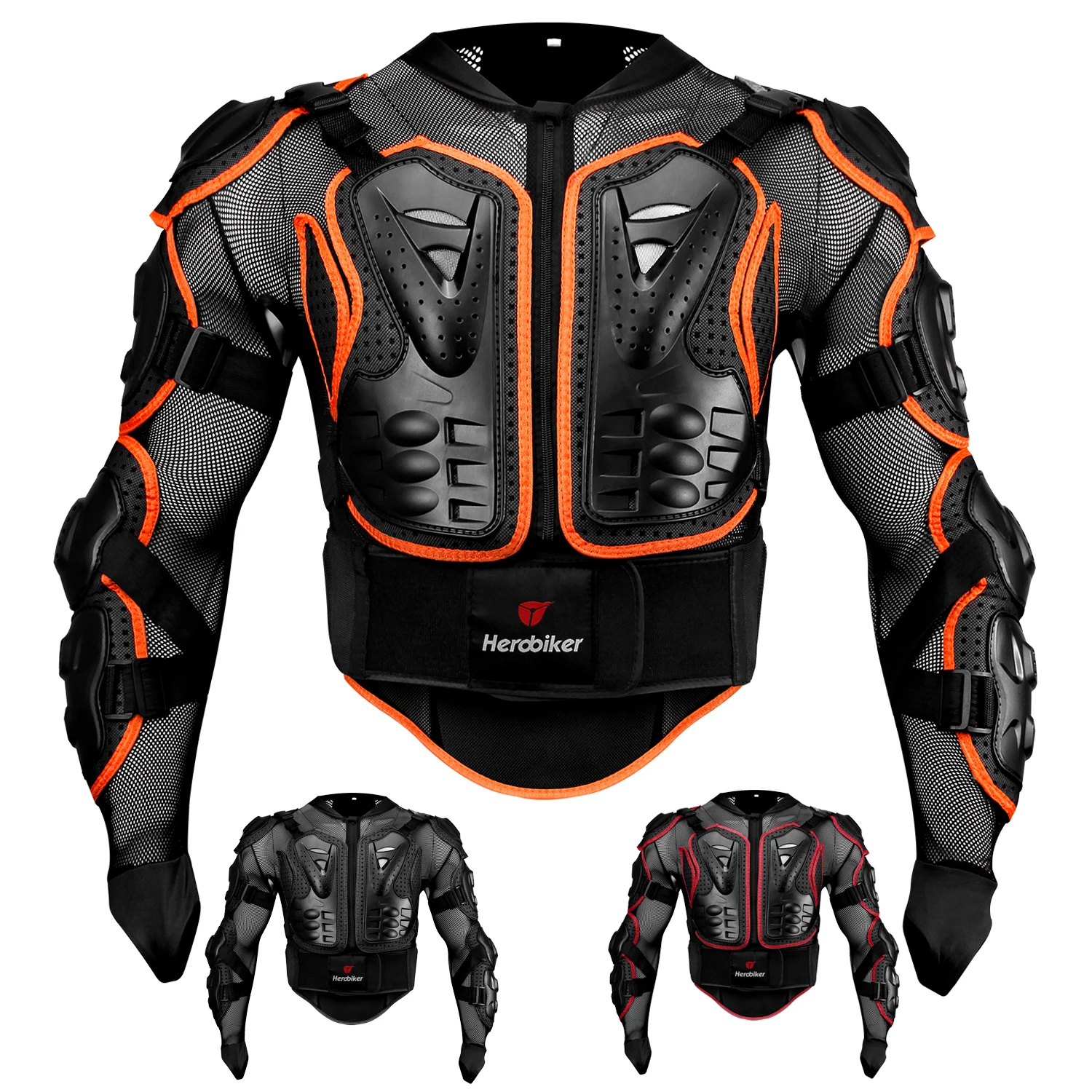 سترة دراجة نارية صيفية قابلة للتنفس لكامل الجسم درع دراجة نارية للرجال سترة سباق الدراجات النارية لركوب الدراجات النارية #2