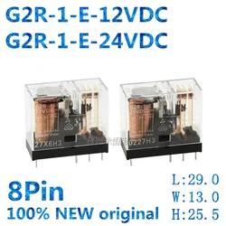 10PCS Power Relay G2R-1-E 12VDC G2R-1-E 24VDC DC12V 24V G2R-1-E 8Pin 16V 250vdc 100% New original