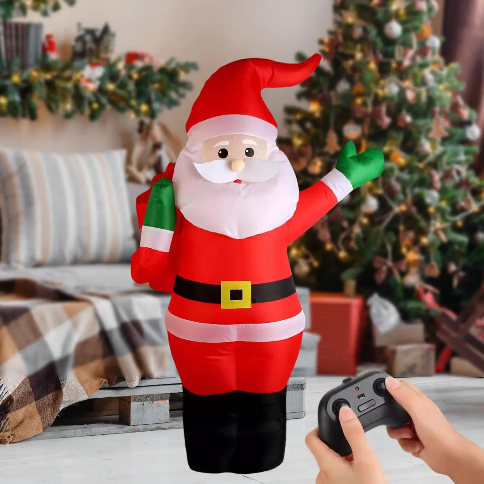 

Рождественские надувные лодки, декор для двора Санта-Клауса, водонепроницаемый рождественский реквизит, уличное рождественское украшение для вечеринки, дома, Нового года, снаружи лужайки