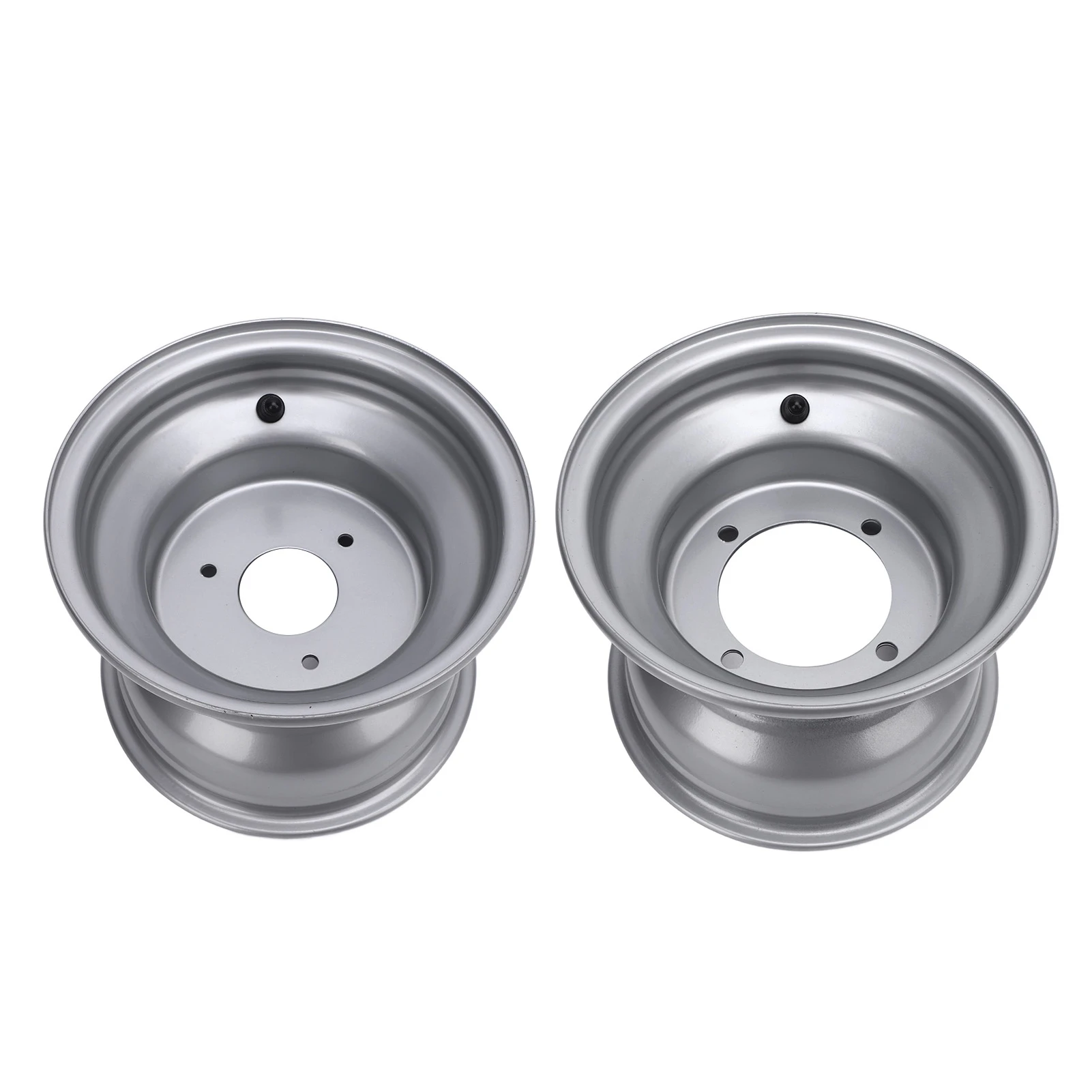 

18x9.50-8 ATV Go Kart Wheel - High Strength Aluminum Alloy 8 Inch Hub for Utility Carts, Lawn Tractors & Trailers, Silve