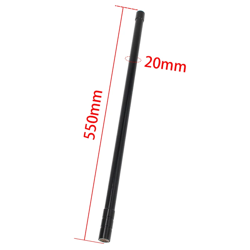 200-300MHz 300-400MHz 400-500MHz 500-600MHz 200-350MHz 300-500MHz เสาไฟเบอร์กลาส N-HEAD UAV Jammer เสาอากาศกำลังสูง