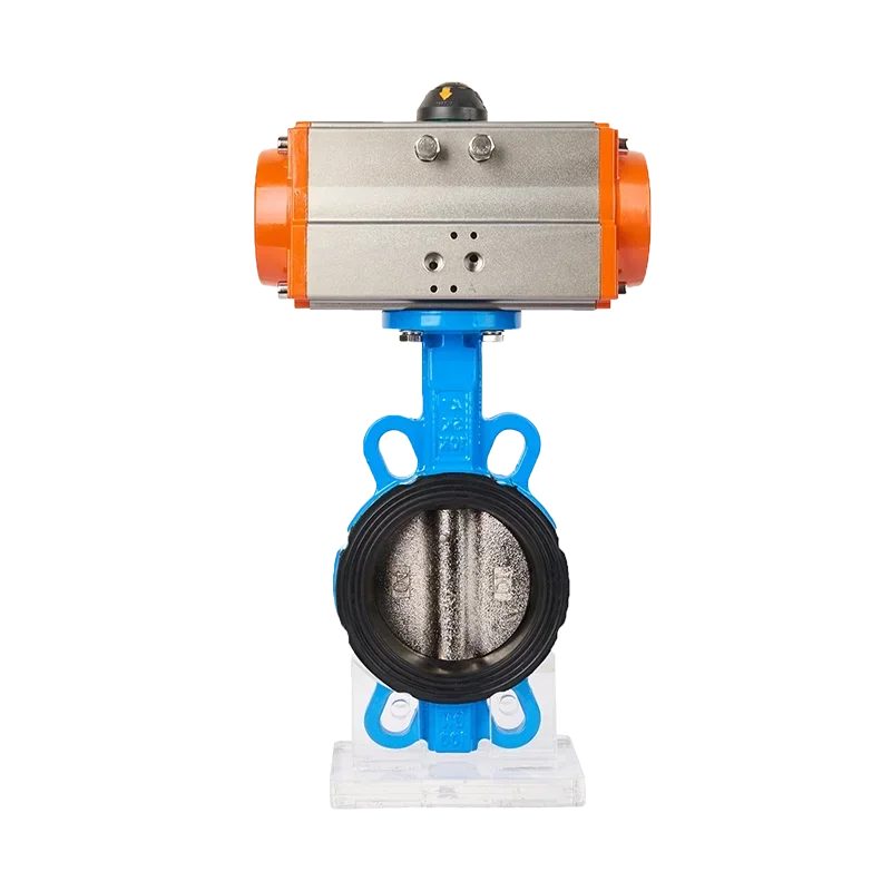 Pneumatic Butterfly Valve D671X-10/16 Wafer Type Spherical Lnk 304 Stainless Steel Quick Shut-Off Valve DN40/50/65/80/100-300