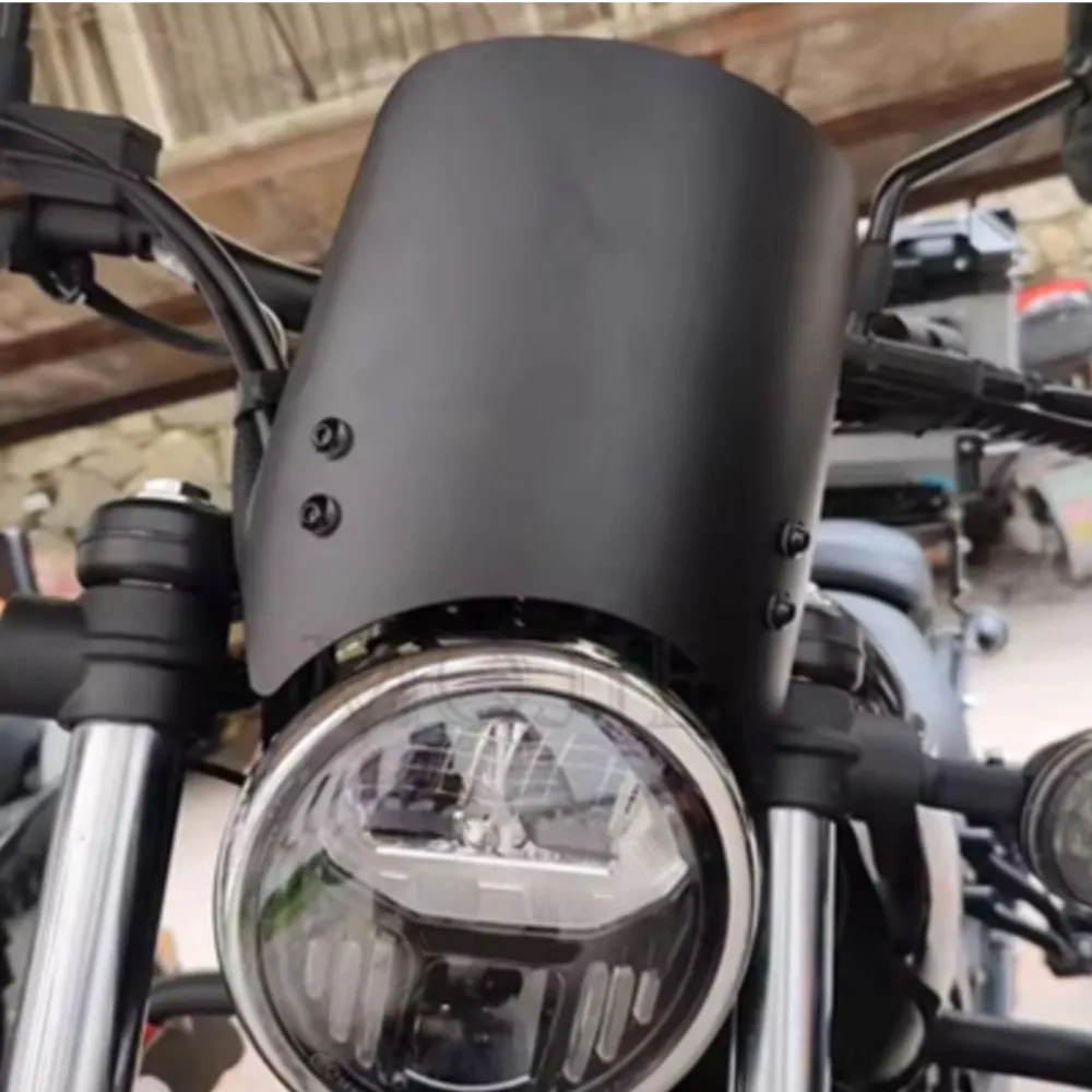 For CFMOTO CLC250 CLC 250 CLC-250 2024 2025 Motorcycle Modification Windscreen Decorative Windshield Panel Front Glass Windproof