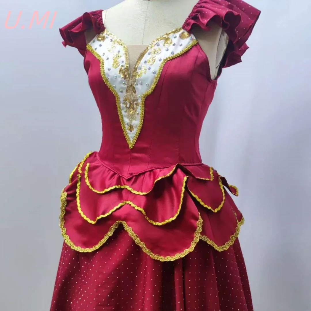 Robe de ballet haut de gamme pour enfants et adultes, personnalisation de costumes