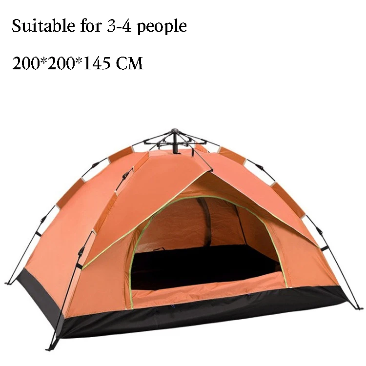 NONE Automatisches Sofortzelt, verdickt, Uv50+, wasserdicht, winddicht, Strand, Camping, Outdoor, Unterschlupf, Sonnenschutz, Regenschutz 5