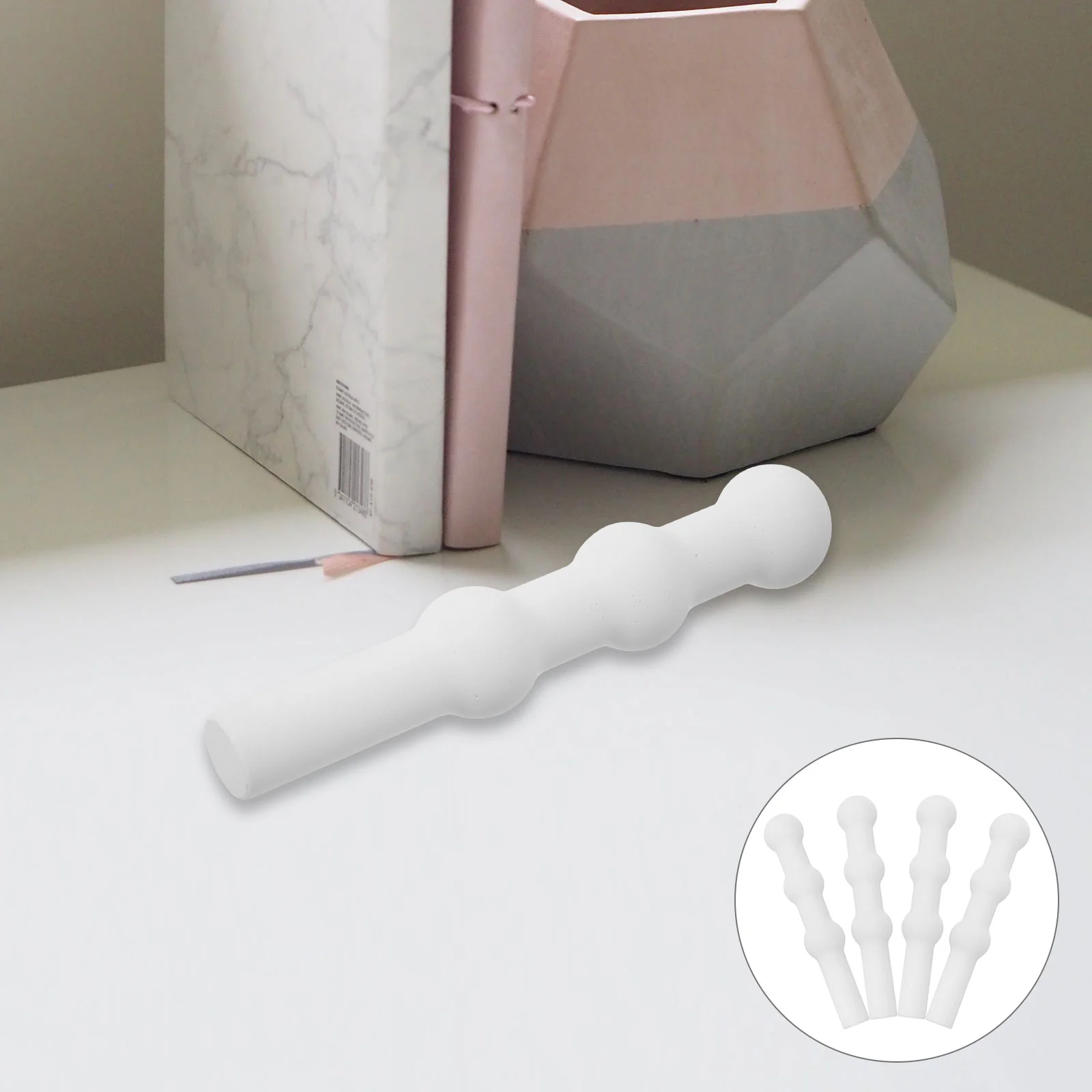 

4 Pcs Diatomaceous Earth Drying Rod Diatomite Sticks Water Absorption Moisture Rods for Home Laundry