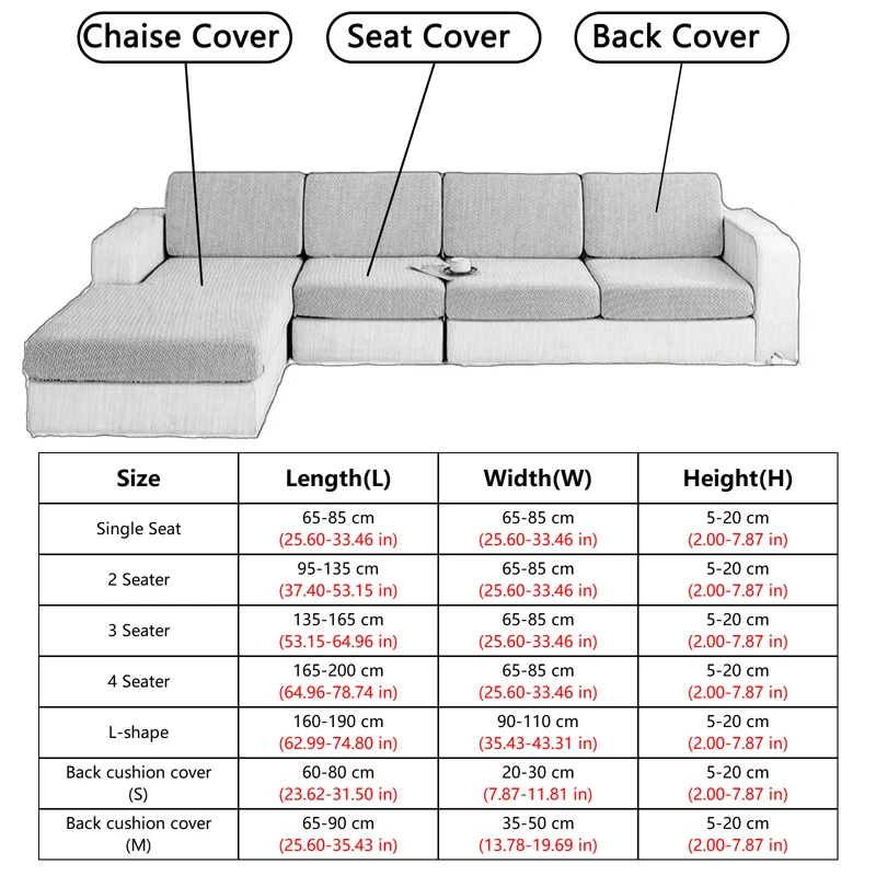 Four Seasons Universal Sofa Cushion Cover High Elastic Pet Anti Dirt Waterproof Sofa Cover