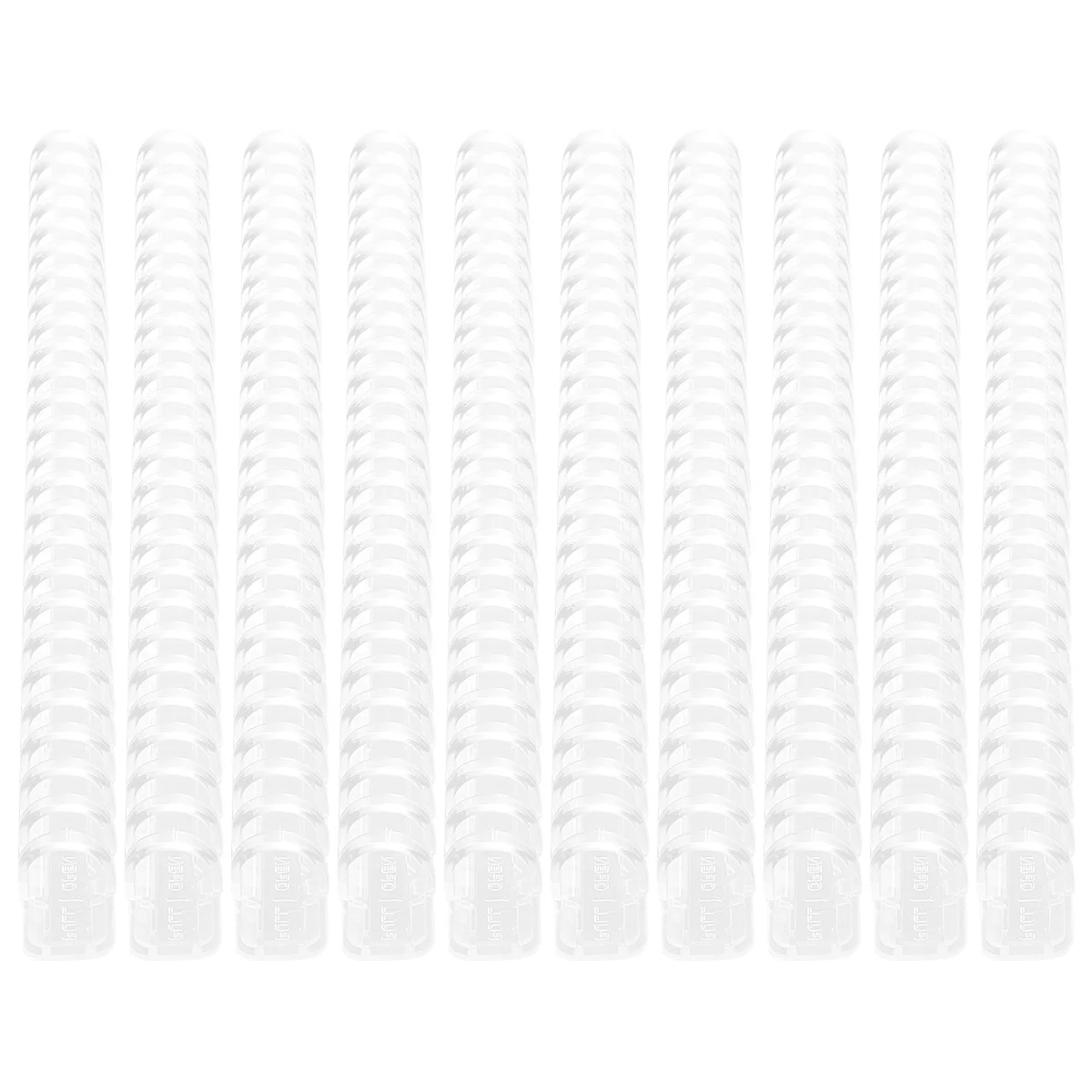 

10Pcs B5 26-Hole Plastic Ring Binder Push-Pull Loose Leaf Book Binder for Office School Business File Organizer