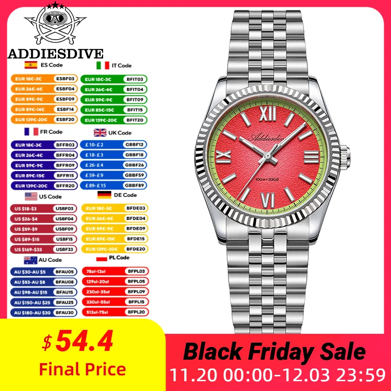 addiesdive-nuevo-reloj-para-hombre-ad2535-36mm-moda-verano-fruta-dial-zafiro-vh31-relojes-de-cuarzo-luminoso-reloj-de-pulsera-impermeable