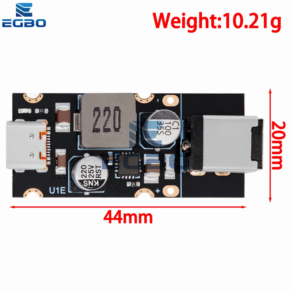 QC4.0 QC3.0 Type-C USB PD65W Fast Charging Adapter Module DC8-32V 3.25A 65W Step Down Module For Huawei SCP/FCP Apple PD