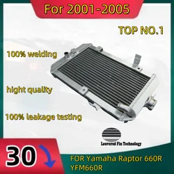 NEW all Aluminum Radiator For 2001-2005 Yamaha Raptor 660R YFM660R YFM 660 R Cooler Cooling Coolant 2001 2002 2003 2004 2005
