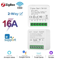 16A Smart EWelink APP WiFi ZigBee Switch Mini 2-Way DIY Switches Circuit Breaker Timer Module Support Alexa Google Home Alice