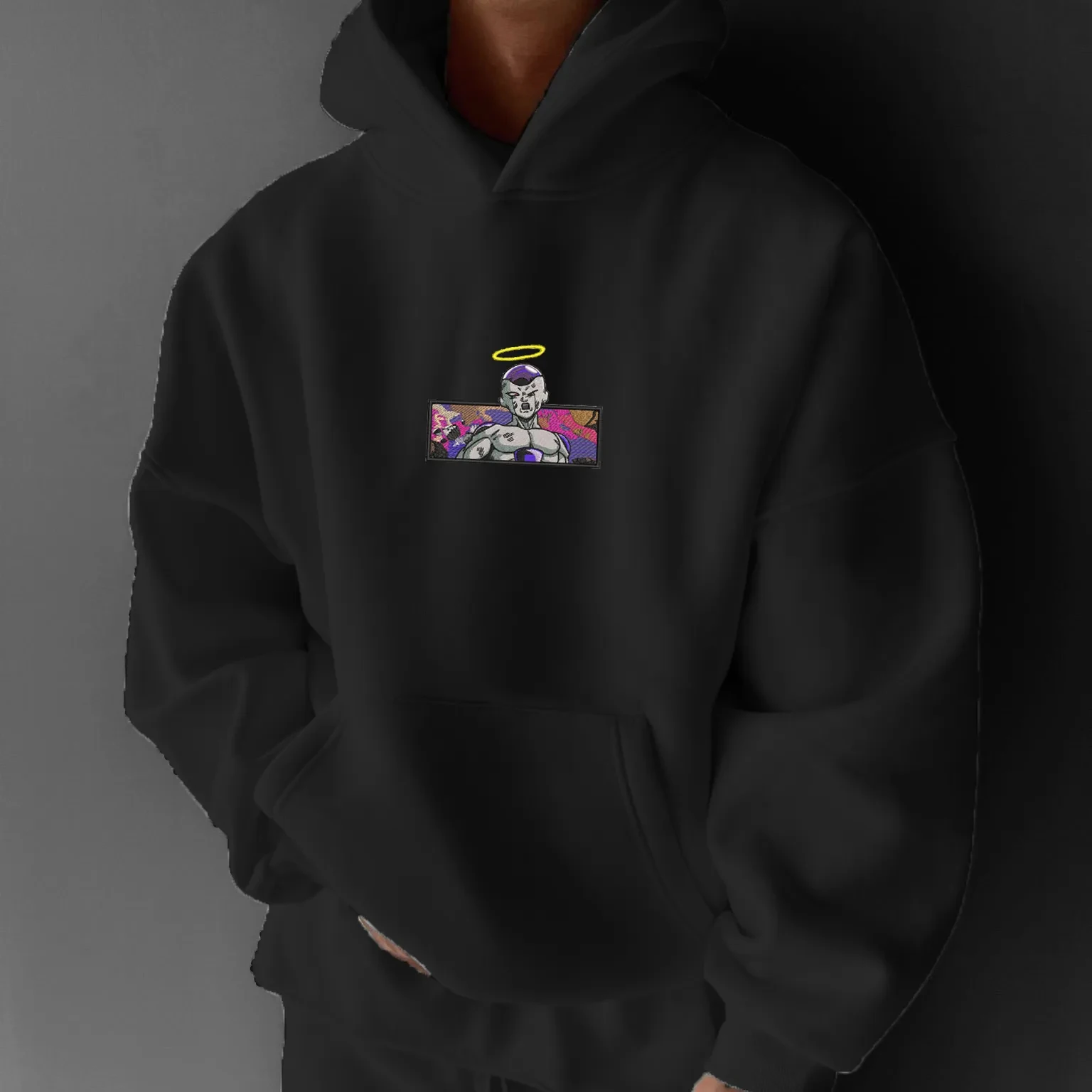 Moletom com capuz Dragon Ball – Algodão elástico premium, macio respirável, estampa chique, capuz para sol e vento, moda para frente